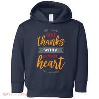 Give Thanks With A Grateful Heart Toddler Hoodie thumb 0