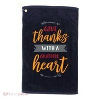 Give Thanks With A Grateful Heart Golf Towel thumb 0