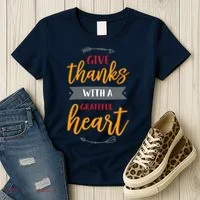 Give Thanks With A Grateful Heart Women's T-Shirt thumb 3