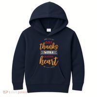 Give Thanks With A Grateful Heart Kids Hoodie thumb 0