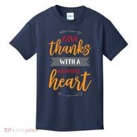 Give Thanks With A Grateful Heart Kids T-Shirt thumb 0