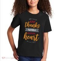Give Thanks With A Grateful Heart Kids T-Shirt thumb 2