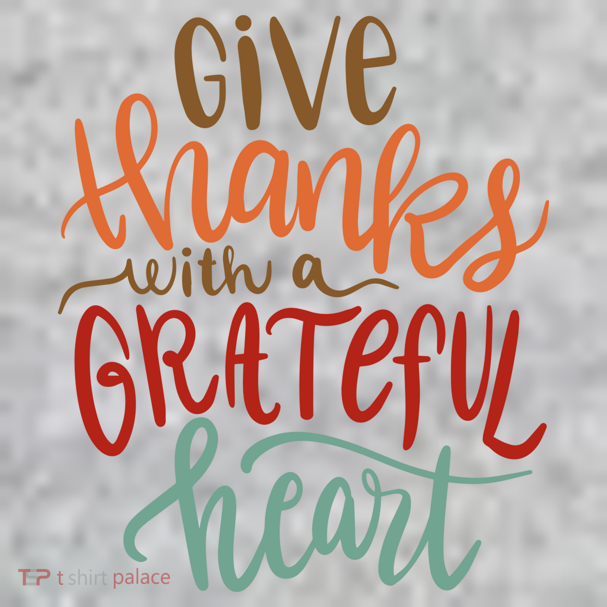 Give Thanks With A Grateful Heart Kids T-Shirt