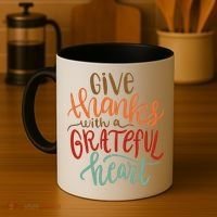 Give Thanks With A Grateful Heart Coffee Mug thumb 4
