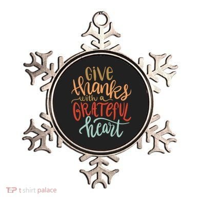 Give Thanks With A Grateful Heart Ornament