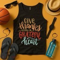 Give Thanks With A Grateful Heart Tank Top thumb 4