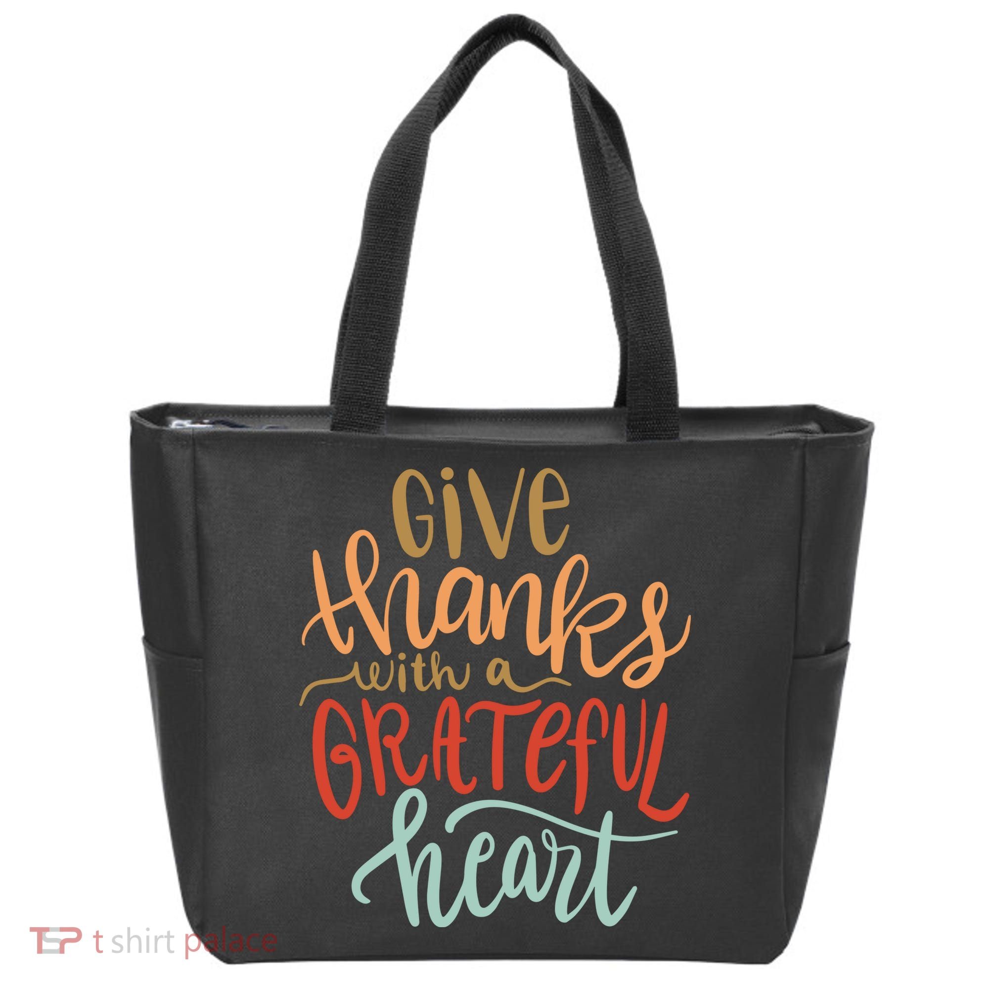 Give Thanks With A Grateful Heart Tote Bag