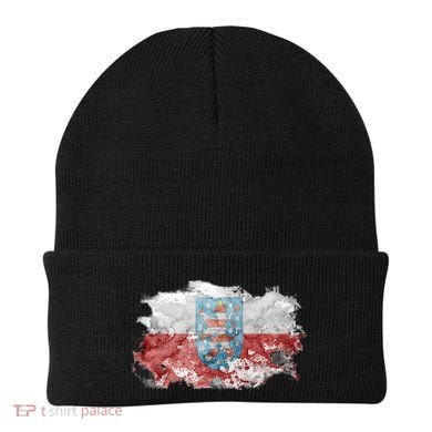 Geremany Thuringia Watercolor Painted State Flag Beanie