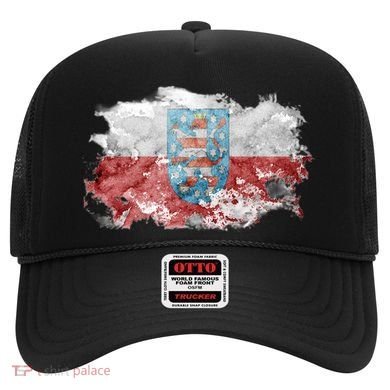 Geremany Thuringia Watercolor Painted State Flag Hat