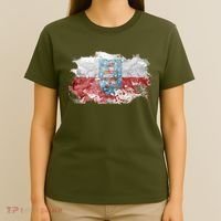 Geremany Thuringia Watercolor Painted State Flag T-Shirt thumb 4