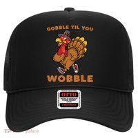 Gobble Til You Wobble Turkey Trot Thanksgiving Run Cute Funny Gift Hat thumb 0