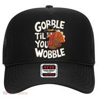 Gobble Til You Wobble Gobble Gobble Thanksgiving Day Hat thumb 0