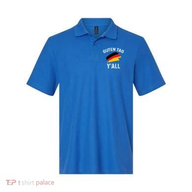 Guten Tag YAll German Flag Funny Oktoberfest Polo