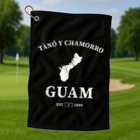 Guam Tano Y Chamorro Golf Towel thumb 1