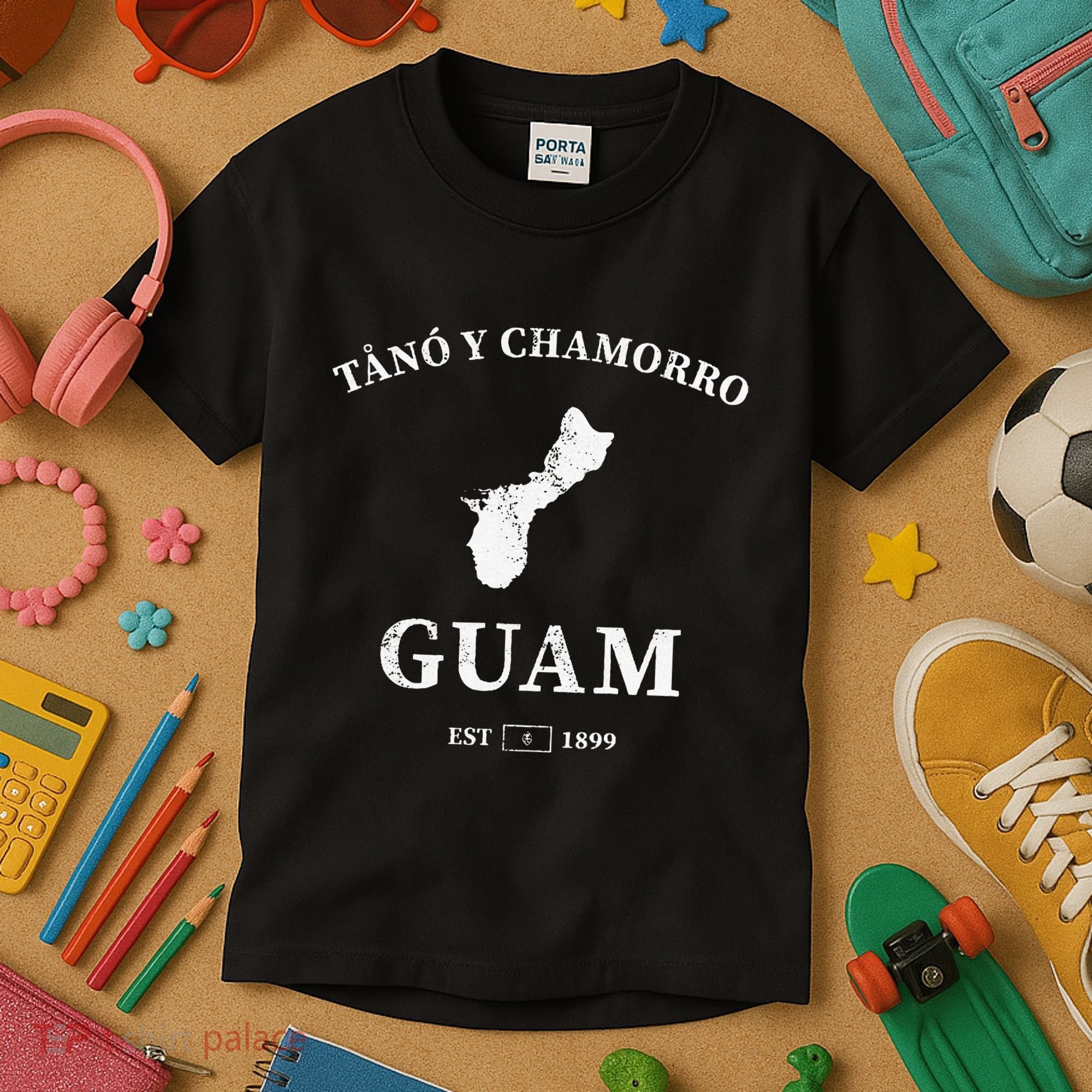 Guam Tano Y Chamorro Kids T-Shirt