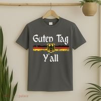 Guten Tag YAll Oktoberfest German Flag Eagle Prost T-Shirt thumb 2