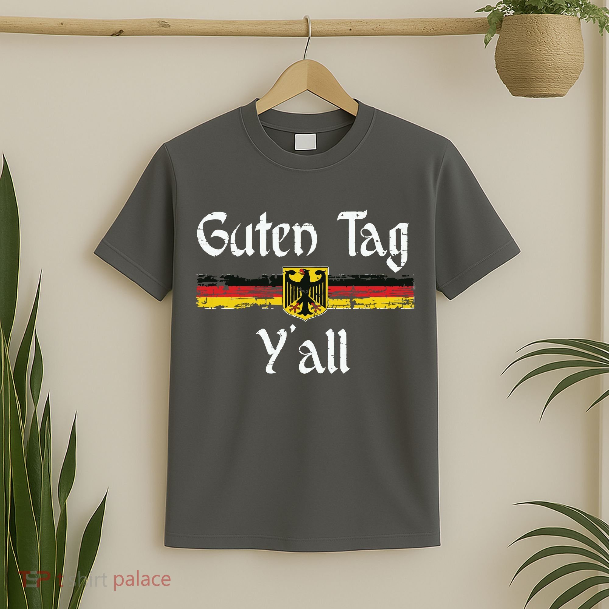 Guten Tag YAll Oktoberfest German Flag Eagle Prost T-Shirt
