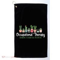 Growing To Your Full Potential Occupational Therapist Ota Golf Towel thumb 0