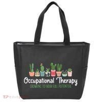 Growing To Your Full Potential Occupational Therapist Ota Tote Bag thumb 0