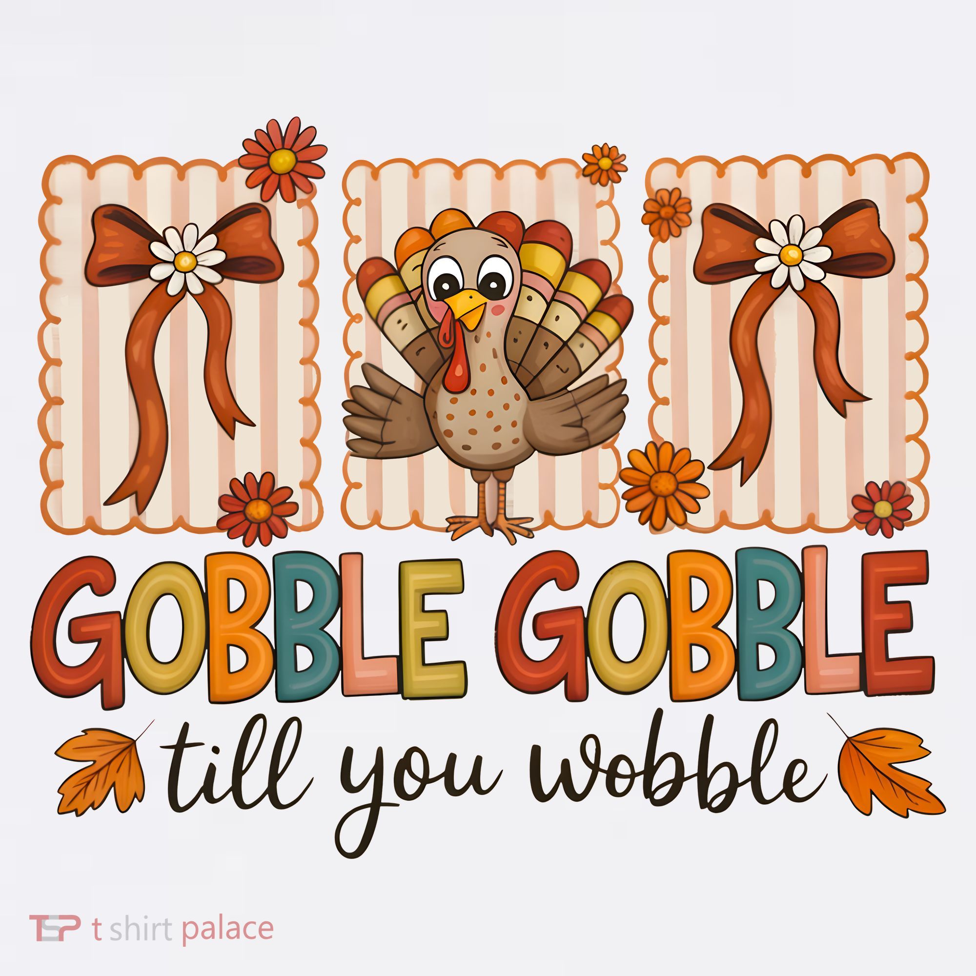 Gobble Till You Wobble Cute Funny Thanksigivng Long Sleeve Shirt