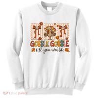 Gobble Till You Wobble Cute Funny Thanksigivng Sweatshirt thumb 0