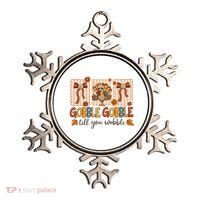 Gobble Till You Wobble Cute Funny Thanksigivng Ornament thumb 0