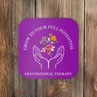 Grow To Your Full Potential Occupational Therapy Coaster thumb 0