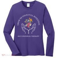 Grow To Your Full Potential Occupational Therapy Women's Long Sleeve Shirt thumb 0