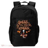 Gobble Til You Wobble Thanksgiving Backpack thumb 0