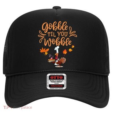 Gobble Til You Wobble Thanksgiving Hat