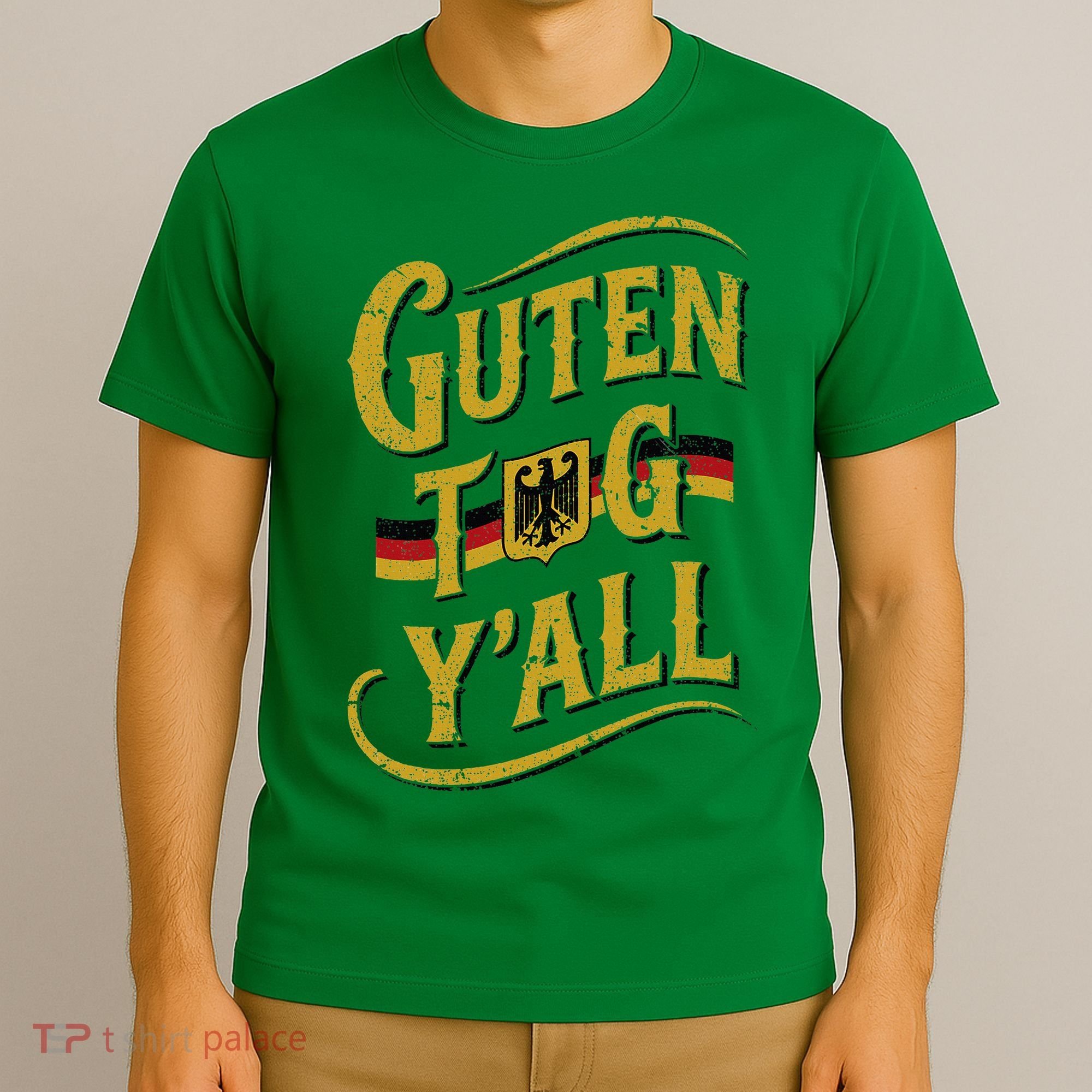 Guten Tag YAll German Flag Oktoberfest T-Shirt