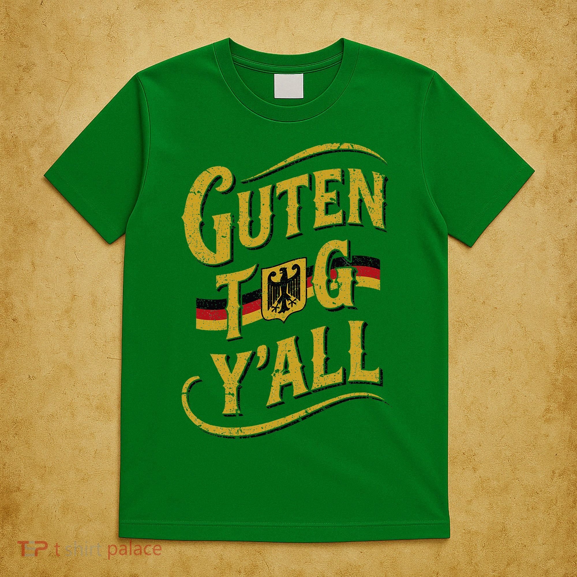 Guten Tag YAll German Flag Oktoberfest T-Shirt