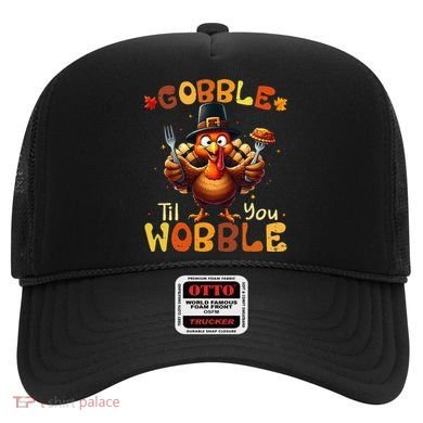 Gobble Til You Wobble Thanksgiving Turkey Gift Hat