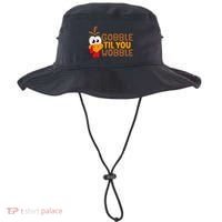 Gobble Til You Wobble Baby Outfit Thanksgiving Bucket Hat thumb 0