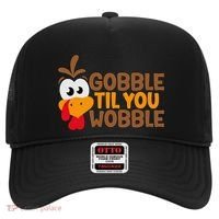 Gobble Til You Wobble Baby Outfit Thanksgiving Hat thumb 0