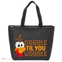 Gobble Til You Wobble Baby Outfit Thanksgiving Tote Bag thumb 0