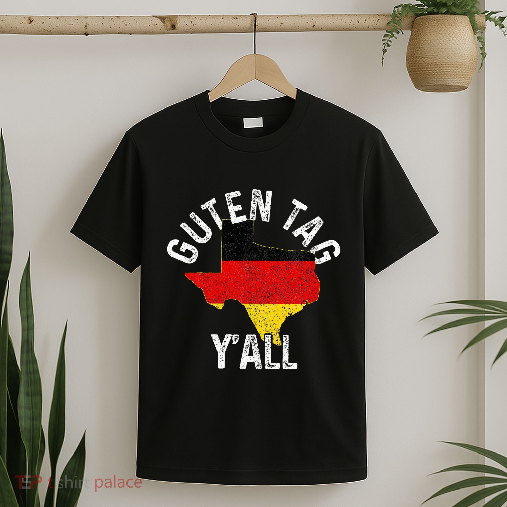 Guten Tag YAll Funny Texas Germany Oktoberfest German Gift T-Shirt