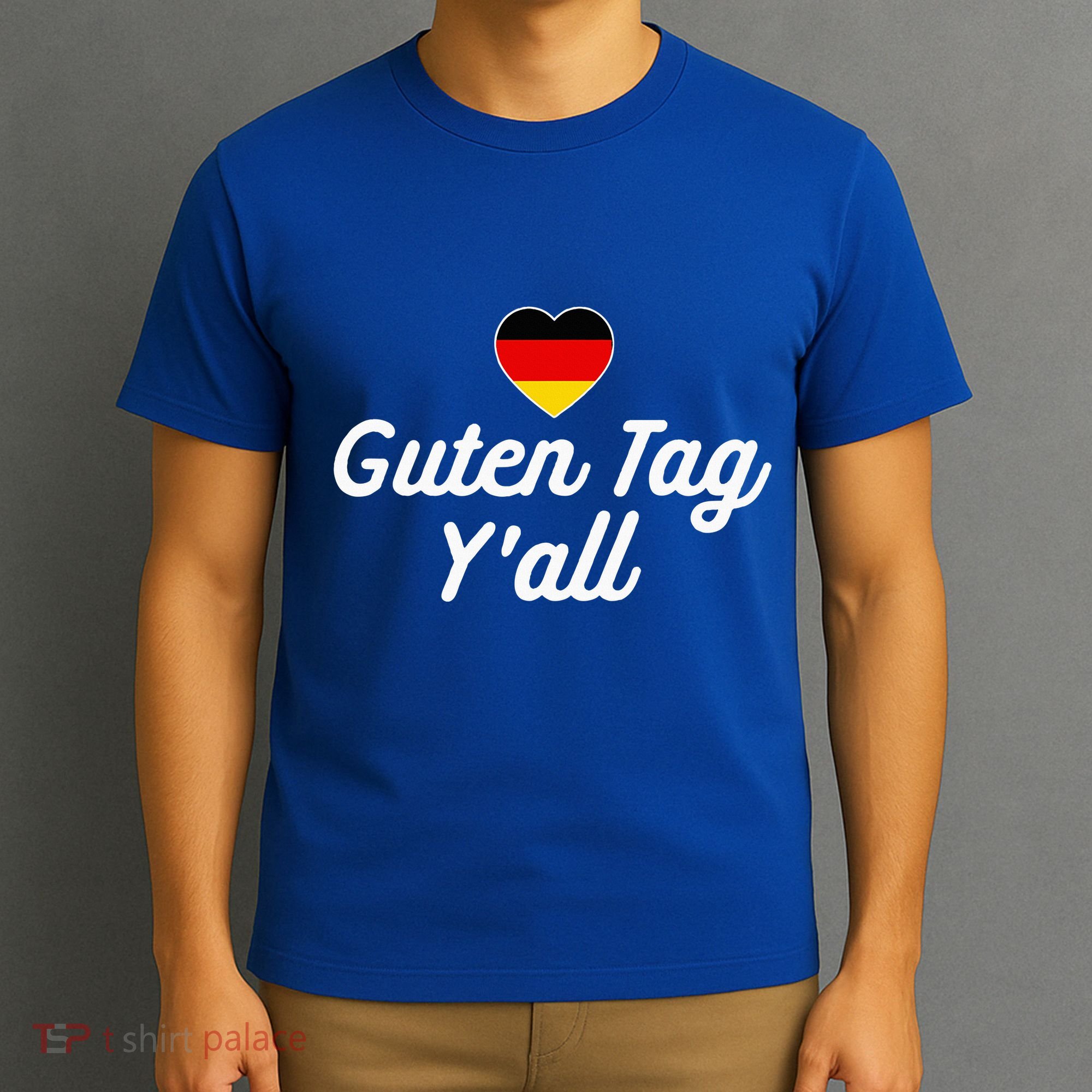 Guten Tag YAll German Flag Funny Oktoberfest T-Shirt