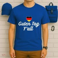 Guten Tag YAll German Flag Funny Oktoberfest T-Shirt thumb 6