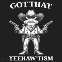 Got That Yeehaw Tism Frog Women's Sweatshirt thumb 2