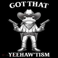 Got That Yeehaw Tism Frog Women's Hoodie thumb 2