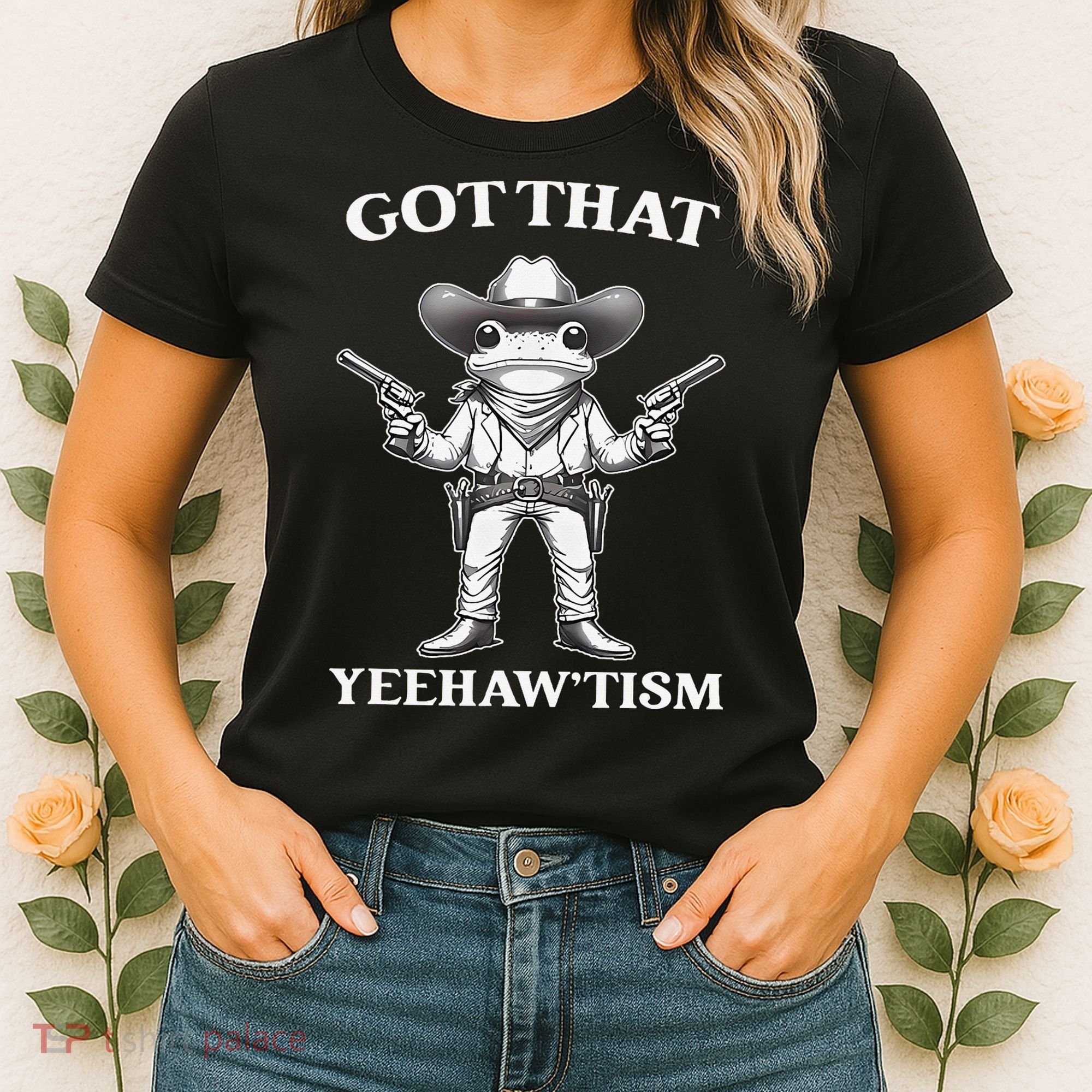 Got That Yeehaw Tism Frog Women's T-Shirt