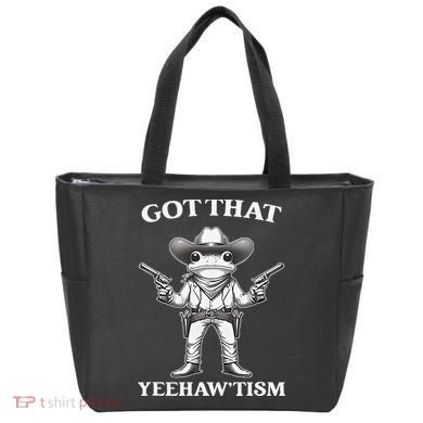 Got That Yeehaw Tism Frog Tote Bag