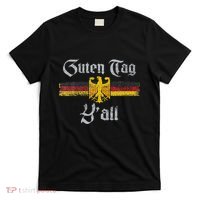 Guten Tag YAll Oktoberfest German Flag Eagle Prost T-Shirt thumb 0