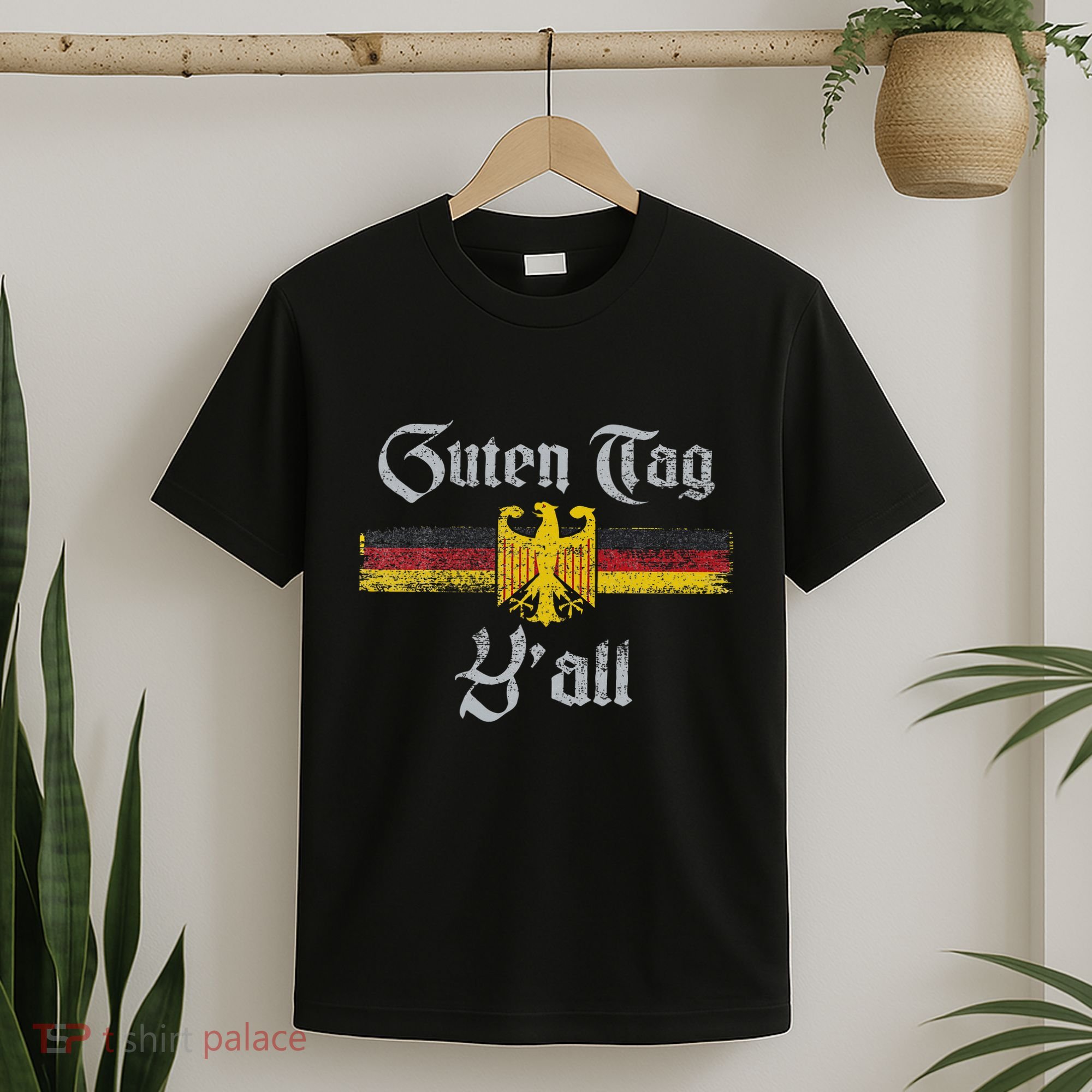 Guten Tag YAll Oktoberfest German Flag Eagle Prost T-Shirt