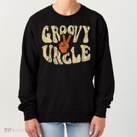 Groovy Uncle 70s Aesthetic Nostalgia 1970's Retro Uncle Women's Sweatshirt thumb 0