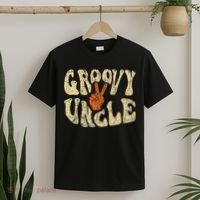 Groovy Uncle 70s Aesthetic Nostalgia 1970's Retro Uncle T-Shirt thumb 2