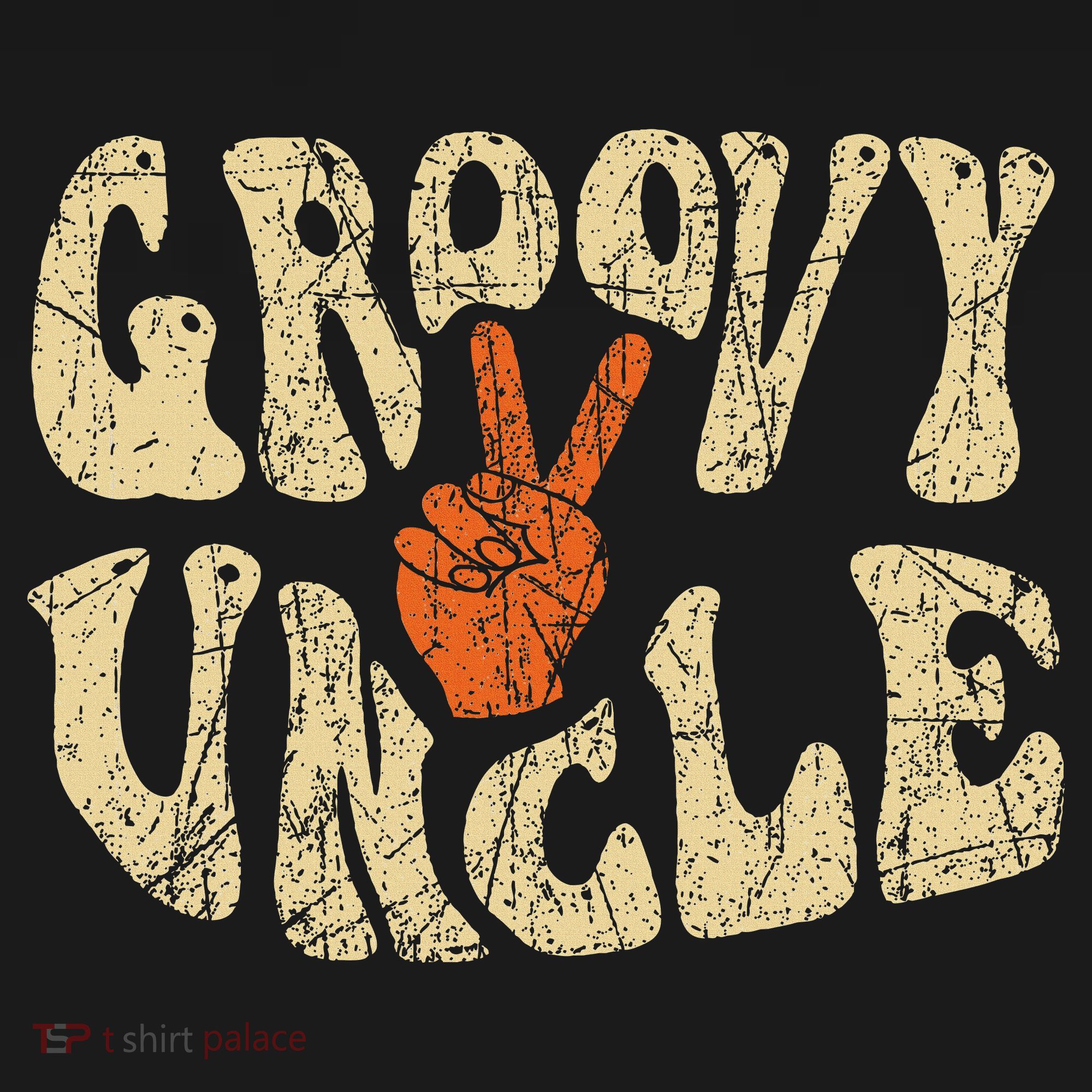 Groovy Uncle 70s Aesthetic Nostalgia 1970's Retro Uncle T-Shirt