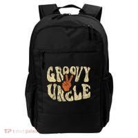 Groovy Uncle 70s Aesthetic Nostalgia 1970's Retro Uncle Backpack thumb 0