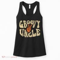 Groovy Uncle 70s Aesthetic Nostalgia 1970's Retro Uncle Women's Tank Top thumb 0